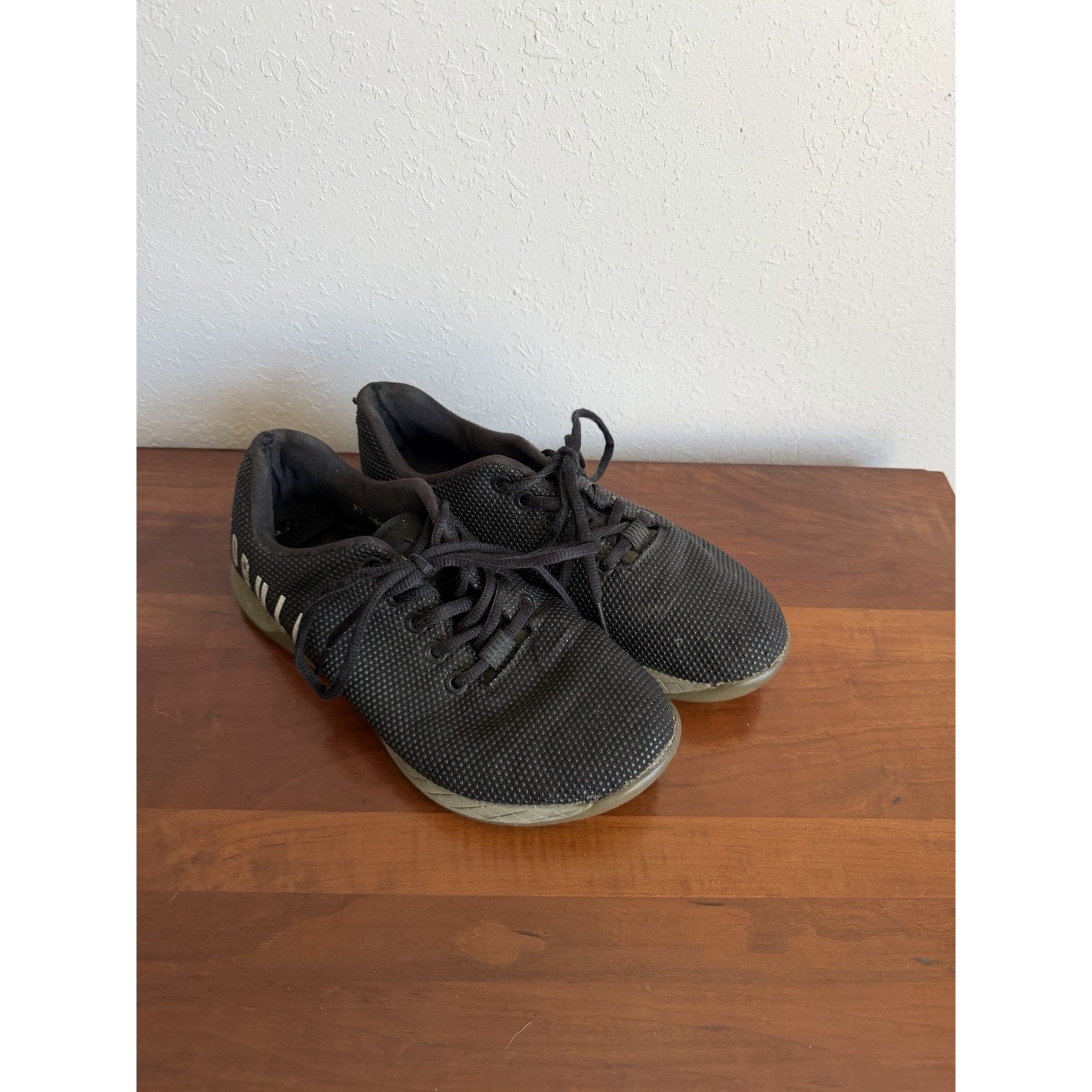 Nobull Superfabric Crossfit Trainer Black Lace Up Sneaker Womens 7 Atheltic